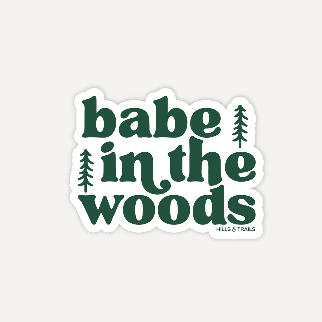 Babe In The Woods Sticker