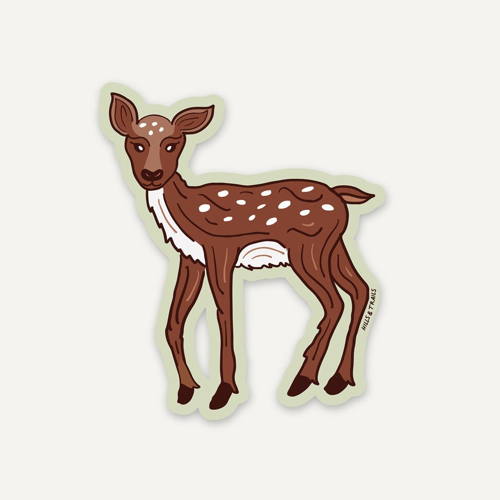 Spotted Deer Sticker