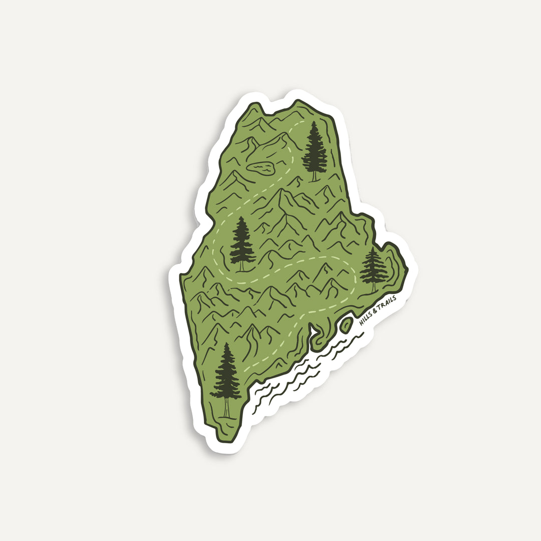 Maine State Trail Sticker