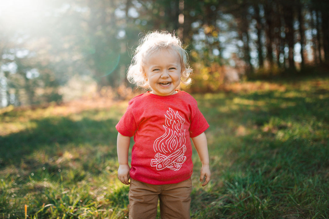 Campfire Red Tshirt - Toddler
