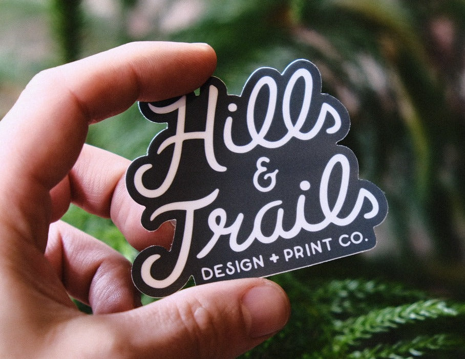 Hills & Trails Logo Sticker