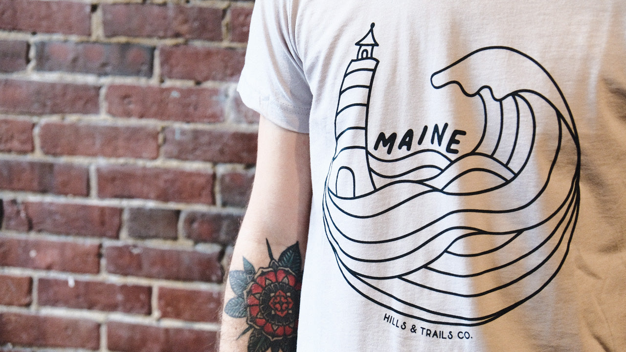 Land & Sea Unisex Tshirt - Light Grey