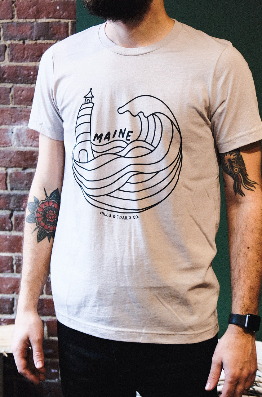 Land & Sea Unisex Tshirt - Light Grey