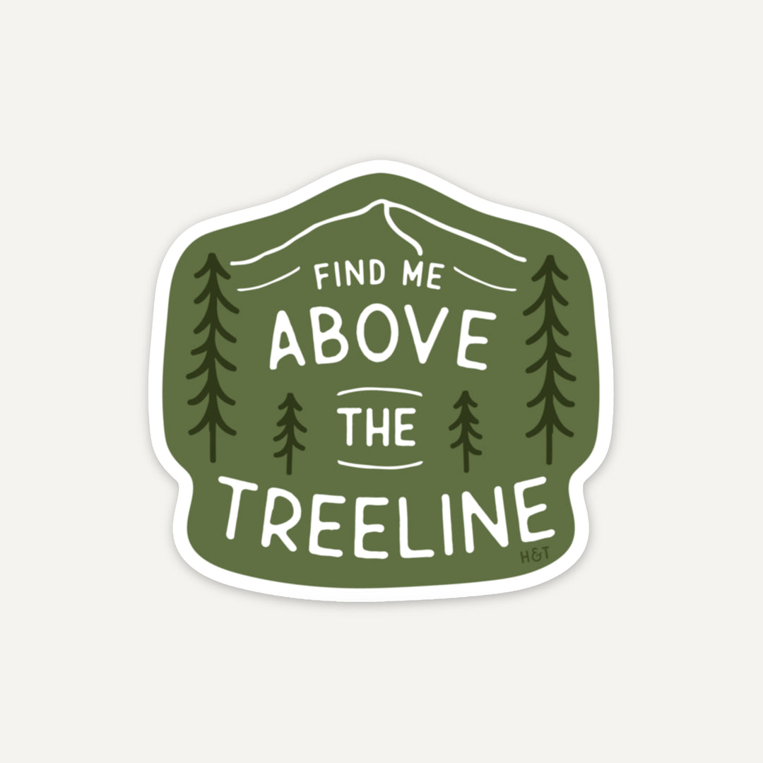 Above the Treeline Sticker