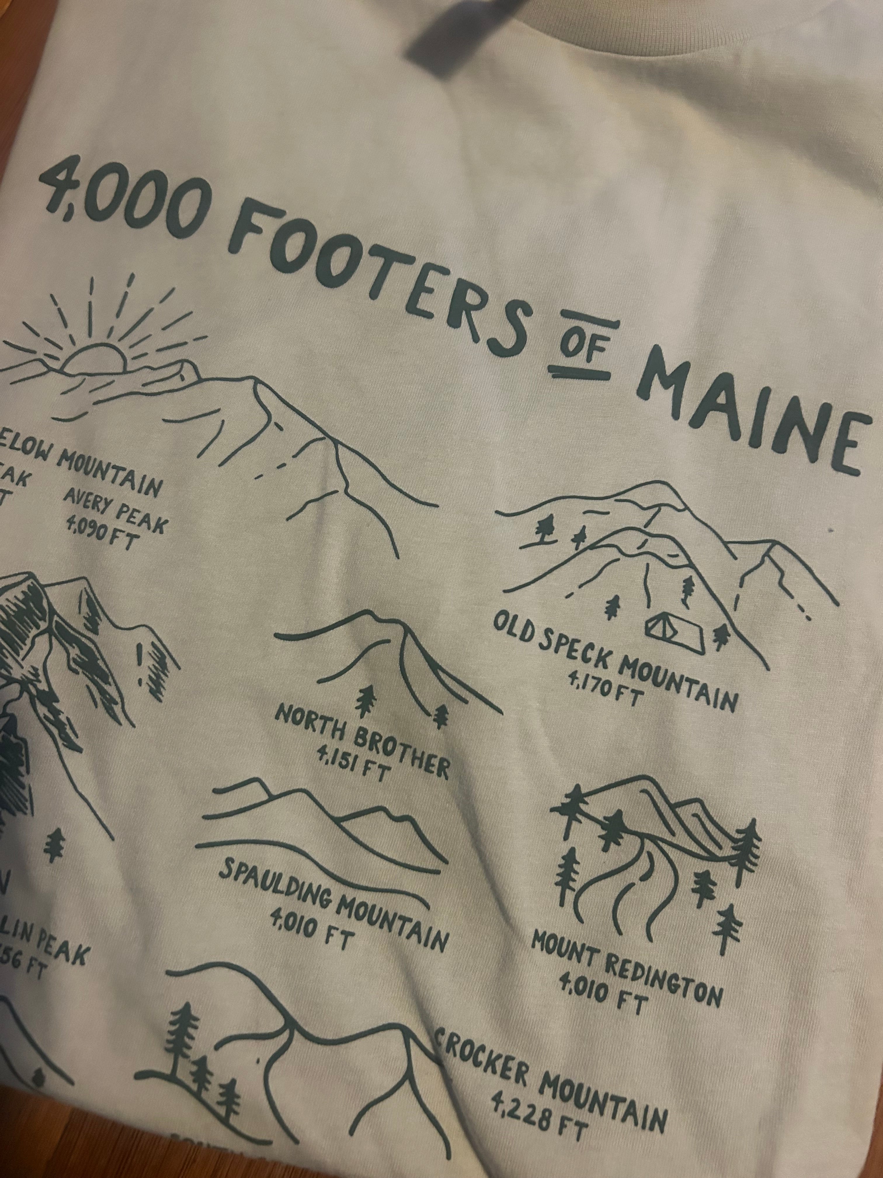 4000 Footers of Maine Unisex Tshirt