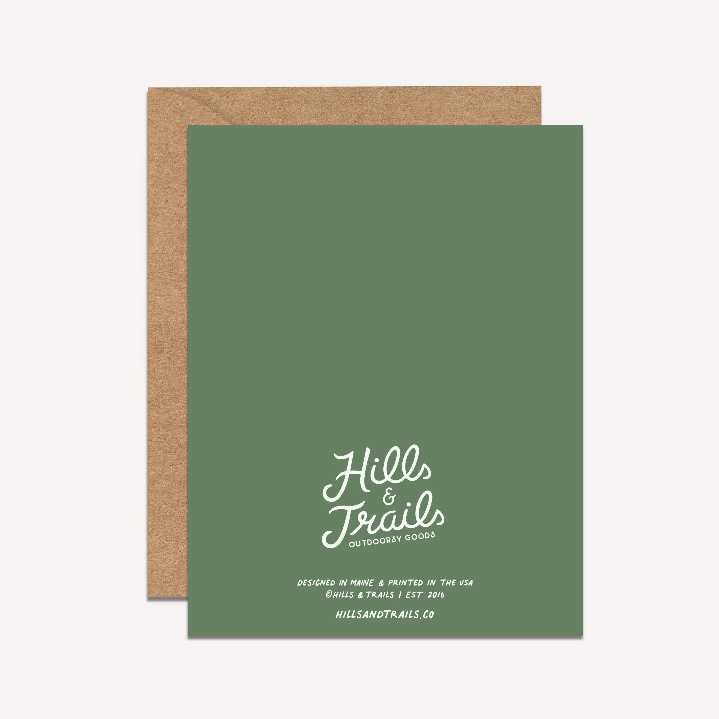 Mountains of Maine Greeting Card