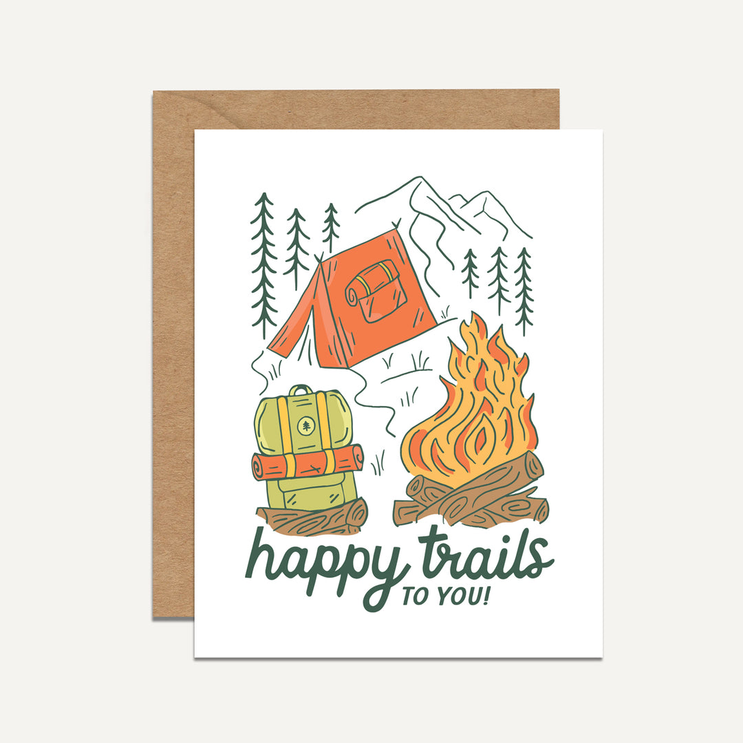 Happy Trails To You Greeting Card