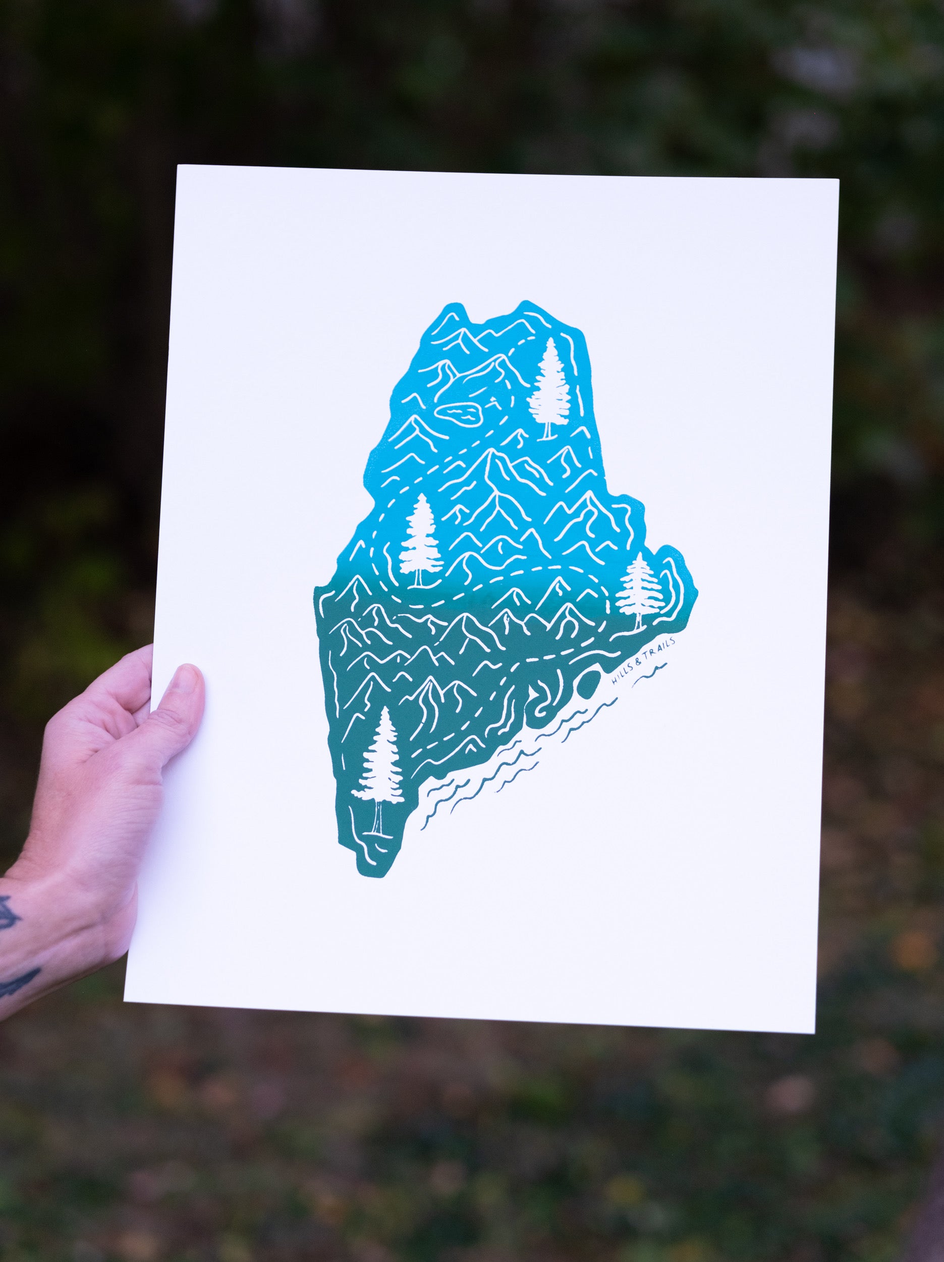 Maine Trails Print