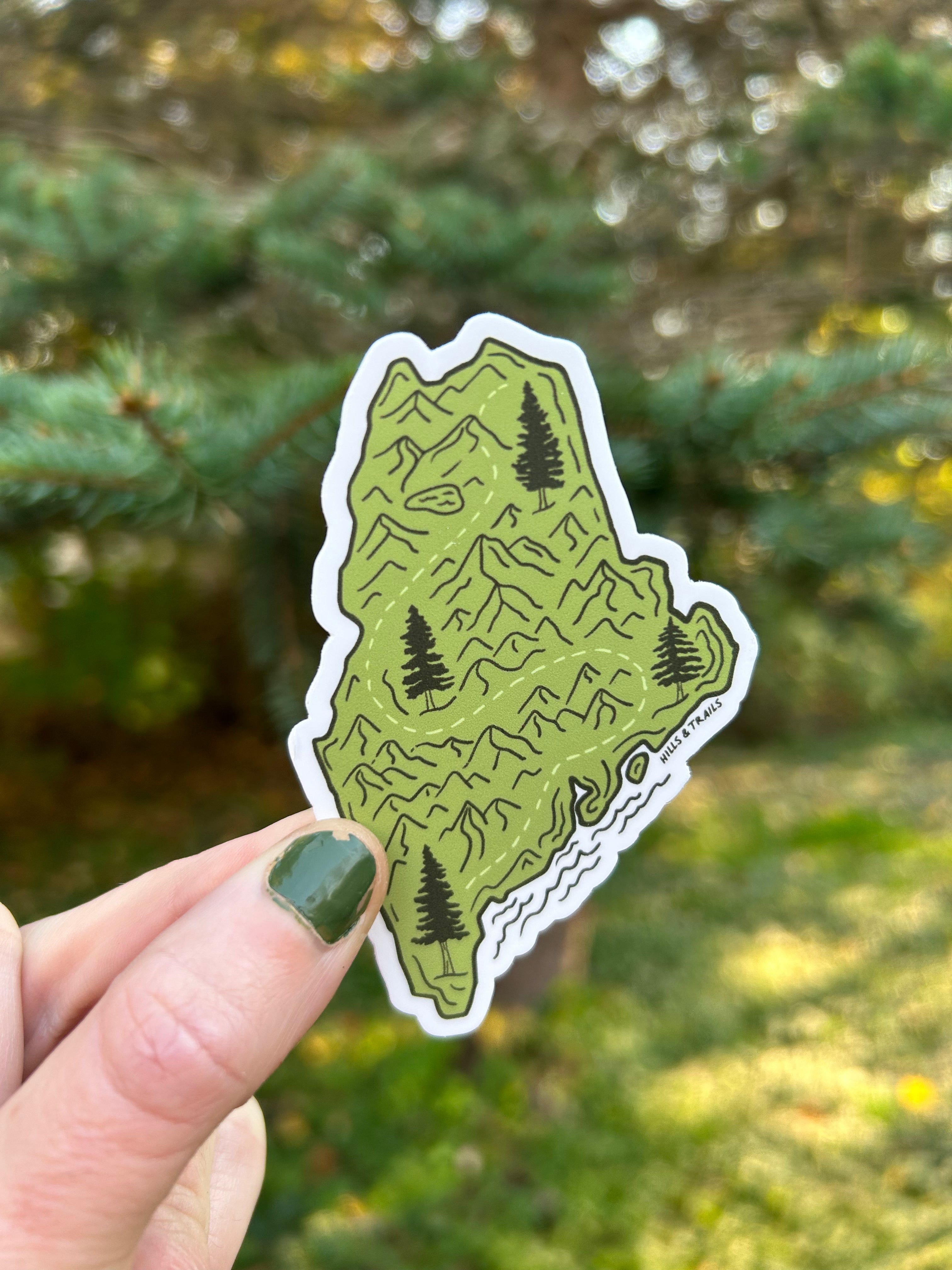 Maine State Trail Sticker