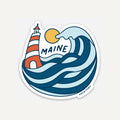 Land & Sea Maine Sticker