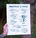 Mountains of Maine Print | 11x14
