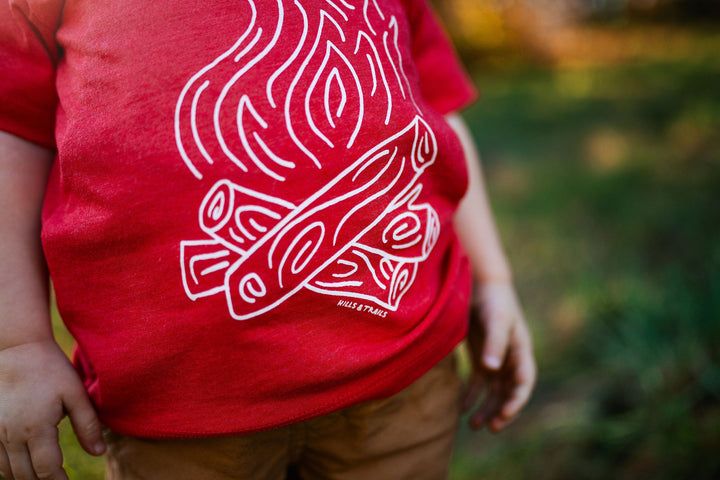 Campfire Red Tshirt - Toddler