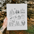 A Very Maine Winter Print | 11x14